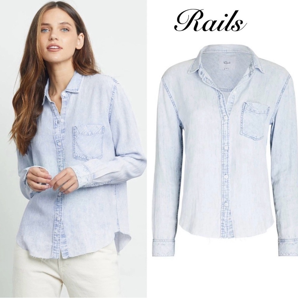 Rails Ingrid Raw Hem Shirt